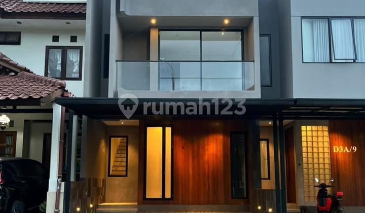 Dijual Rumah Modern Kontemporer 3 Lt di Bali View Cirendeu (Dkt MRT Lebak Bulus )