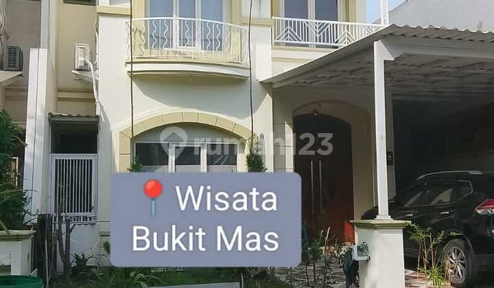 Rumah 2 Lantai di Wisata Bukit Mas, Dekat dengan Unesa