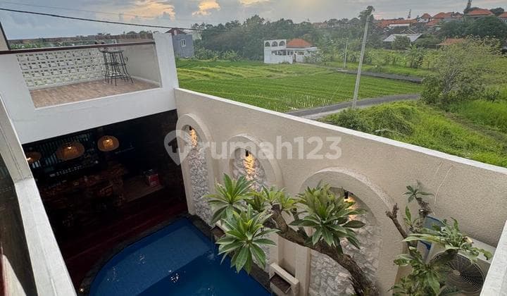 Brand New Villa In Tibubeneng Canggu. View Rice Field Fully Furnished