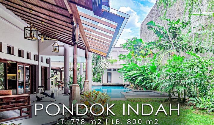 For Rent Rumah Mewah di Pondok Indah - Jakarta Selatan (Ww/Mm)