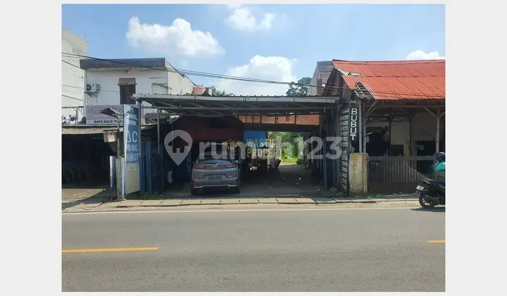 Tanah Tepi Jalan di Jalur Ramai Area Pancoran Mas Depok