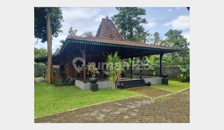 Villa Etnik Lahan Luas Siap Huni di Turi Sleman Jogja