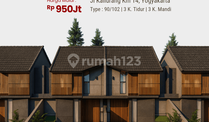 Cluster One Gate System Jl Kaliurang KM 14, Dekat Kampus Uii, 2 Lantai