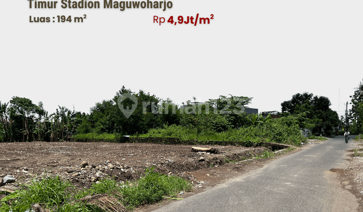 Dijual Tanah Sleman - Timur Stadion Maguwoharjo SHM