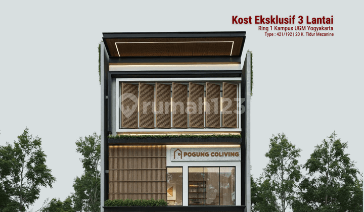 Kost Dijual Jogja - Ring 1 Ugm 3 Lantai 20 Kamar Mezanine