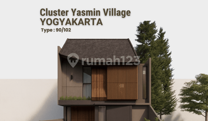 Rumah Siap Bangun 2 Lantai Dekat Kampus Uii, 3 Kamar, Model Tropis