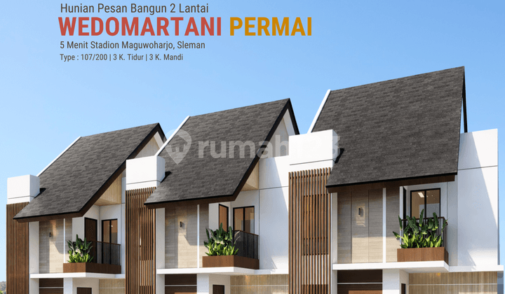 Yogyakarta East Favorite Spot Modern Tropical 2-Story 3 Bedrooms
