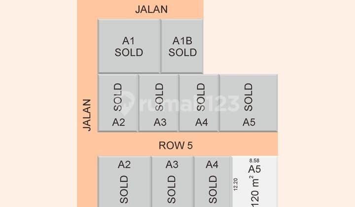 Jual Tanah Dijual Dekat Ringroad Timur Jogja, Blok O