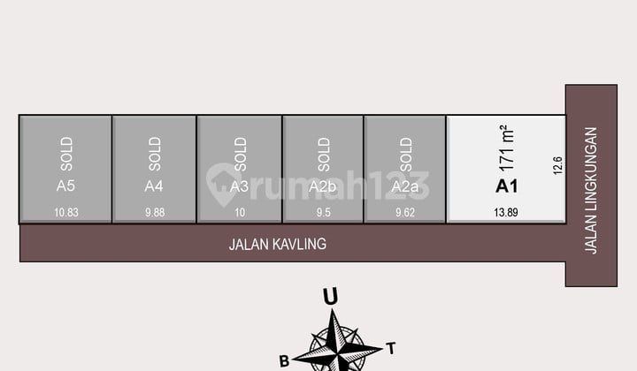 Kavling MURAH Jogja, Dekat UII, Jl. Kaliurang Km8