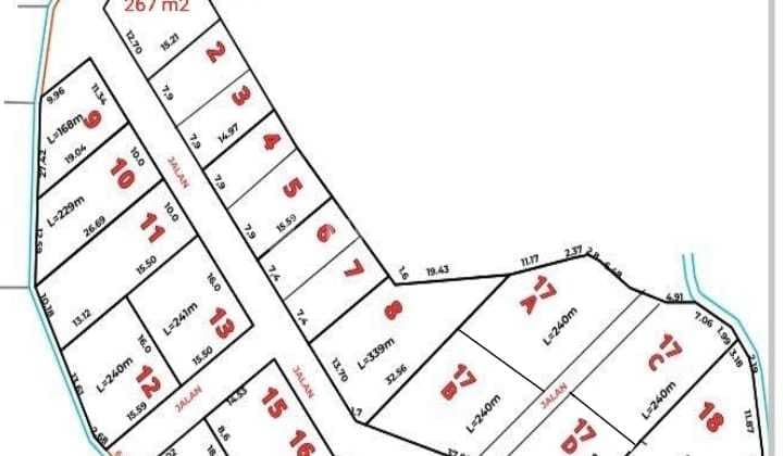 Hook Land 267mtr Cheap Sale SHM Ready to Build Cepoko Semarang City