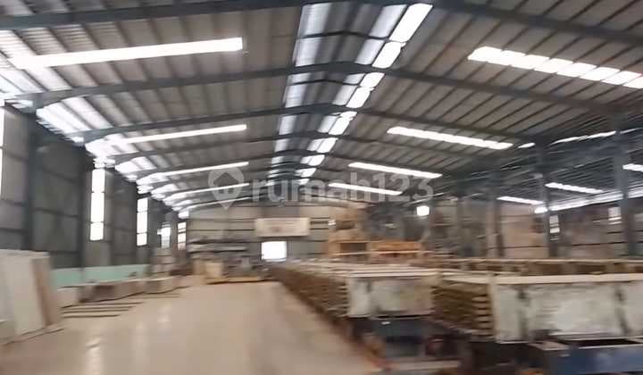 Gudang di balaraja tangerang Lb 5000 M² Lt 24.000 M² Container 40f ada Office dan pos Security