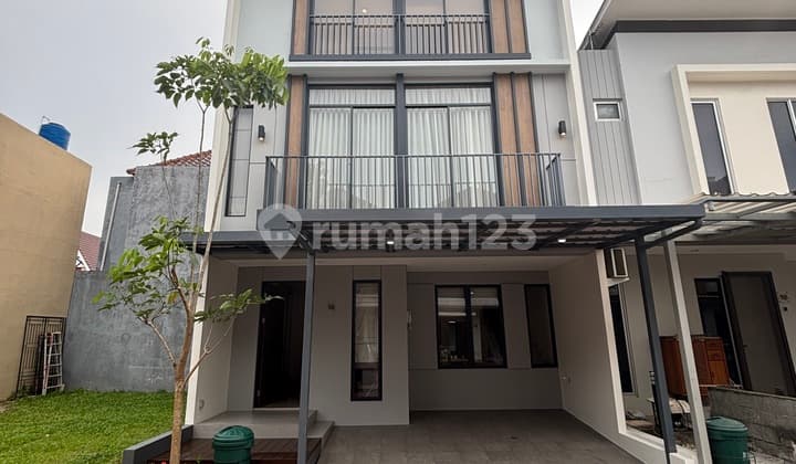 Dekat Aeon BSD & Summarecon Serpong Malibu Anza Homes Gading Serpong - Rumah Modern 3 Lantai
