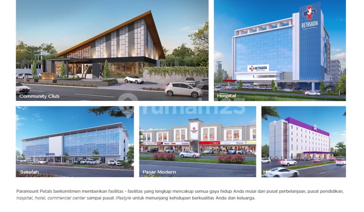 Free PPN! Ruko Calico Grande 1,59M - 2 Lantai Siap Tahun Ini di Boulevard Petals