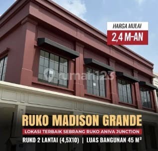 Ruko Strategis One Stop Shopping Investasi Komersial Menjanjikan! Madison Grande