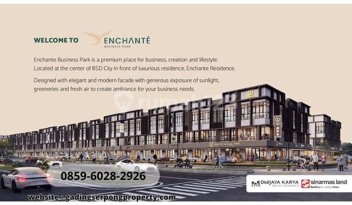 Ruko Exquis BSD City - Desain Elegan, Lokasi Strategis, Nilai Investasi Tinggi