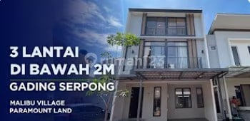 Malibu The Best New Cluster At Gading Serpong Harga Termurah 3 Lantai Cuma Disini!