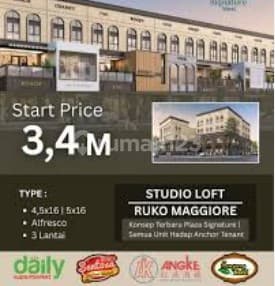 Natural Vibes Full Traffic Market Premium Business! 3 Lantai Maggiore Gading Serpong