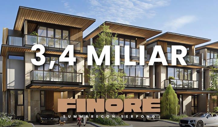 Paling Dicari Finore Gading Serpong By Summarecon - Rumah Eksclusif di Kawasan Full Fasilitas Kota