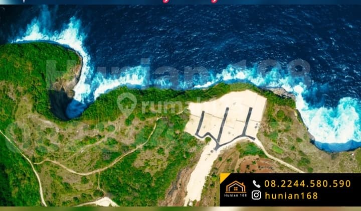 Tanah Kavling Siap Bangun Rumah Villa Vila Ocean Sea View Laut Ubud Tebing Cliff Sekartaji, Nusa Penida Bali Klungkung Klingking Kelingking Beach Pantai Investment Resto Bar Island Pulau For Sale Dijual
