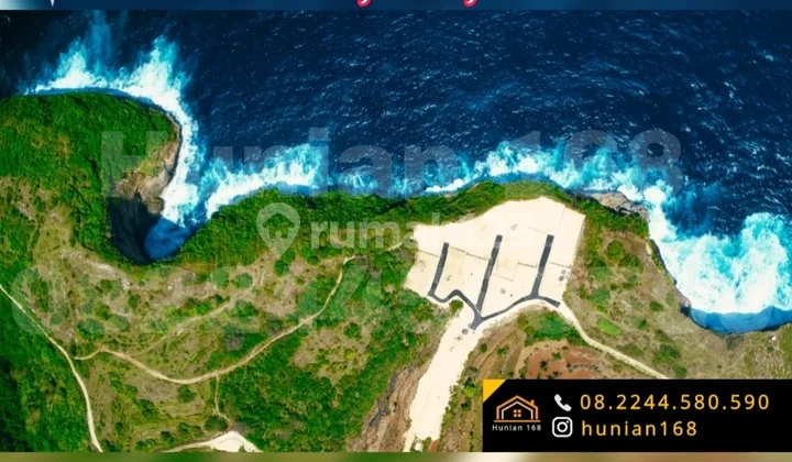 Tanah Kavling Siap Bangun Rumah Villa Vila Ocean Sea View Laut Ubud Tebing Cliff Sekartaji, Nusa Penida Bali Klungkung Klingking Kelingking Beach Pantai Investment Resto Bar Island Pulau For Sale Dijual