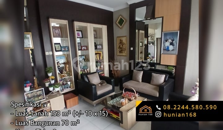 Rumah Fully Furnished Perumahan Jade Ville Buduran Sidoarjo