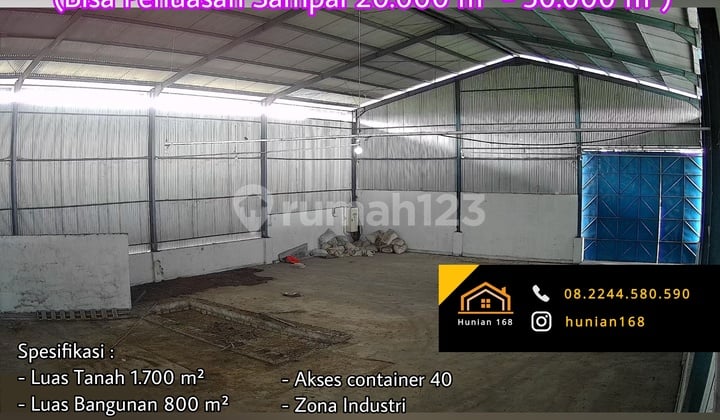 JUAL SEWA Gudang Tanah Industri Bekas Pabrik Raya By Pass ByPass Gondang Rejoso Lengkong Nganjuk