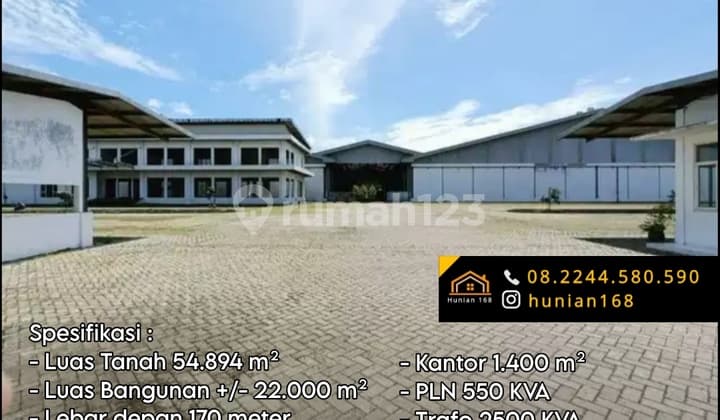 Gudang Bekas Pabrik Tanah Kavling Industri Raya Propinsi Provinsi Mojowarno Ploso Jombang Mojoagung Perak