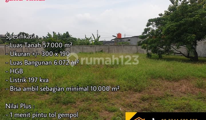 TANAH INDUSTRI GUDANG RAYA Beji By Pass ByPass Pandaan Gempol Gunung Gangsir