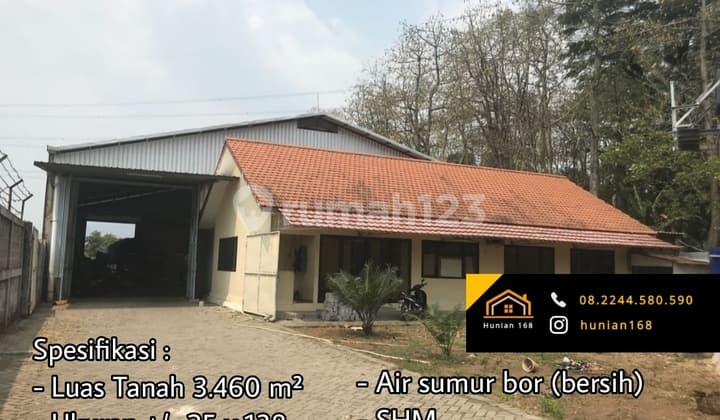 Gudang Bekas Pabrik Raya Mojokerto Mojosari Trawas Ngoro Industrial Park Industri NIP