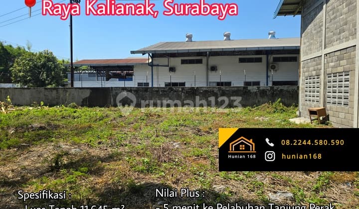 JUAL SEWA Gudang Tanah Raya Kalianak Barat Madya 5153xxxx Permai Surabaya Margomulyo Tambak Langon