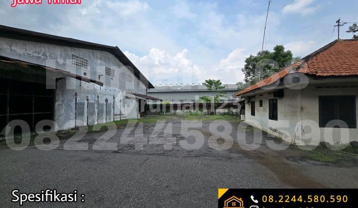 Jual Gudang Bekas Pabrik Tanah Industri Jalan Raya Propinsi Provinsi Kembar Surabaya Gempol Malang Arteri Kejapanan Japanan Ngoro Pasuruan