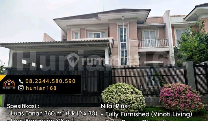 Jual Rumah Mewah Perumahan Puri Galaxy Galaxi Galaksi Bumi Permai Cluster Bougainvelle Cover Lotus Garden Surabaya Timur Pakuwon City Araya 1 2