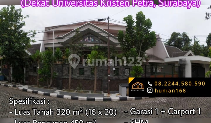 Rumah Kost Raya Siwalankerto Permai Ukp Universitas Kristen Petra Polda Jatim