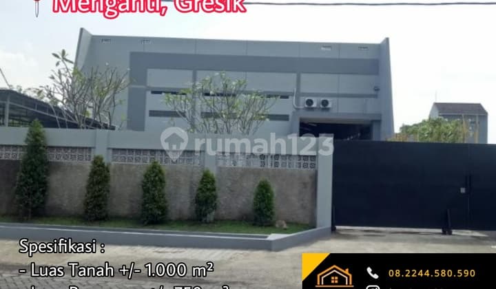 Jual Sewa Gudang Bekas Pabrik Menganti Gudang Asri Hulaan Gresik Surabaya