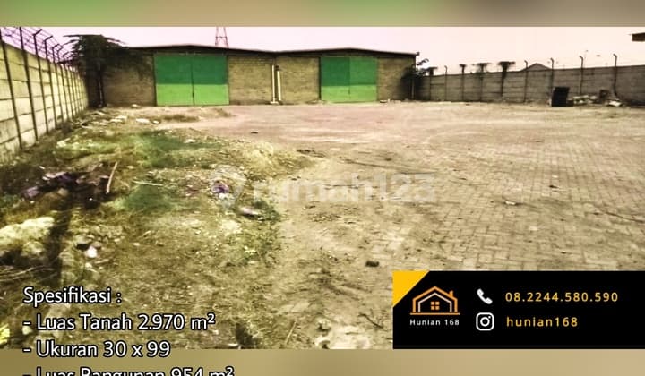 JUAL SEWA Gudang Tanah Jalan Raya Propinsi Provinsi By Pass ByPass Krian Mojokerto