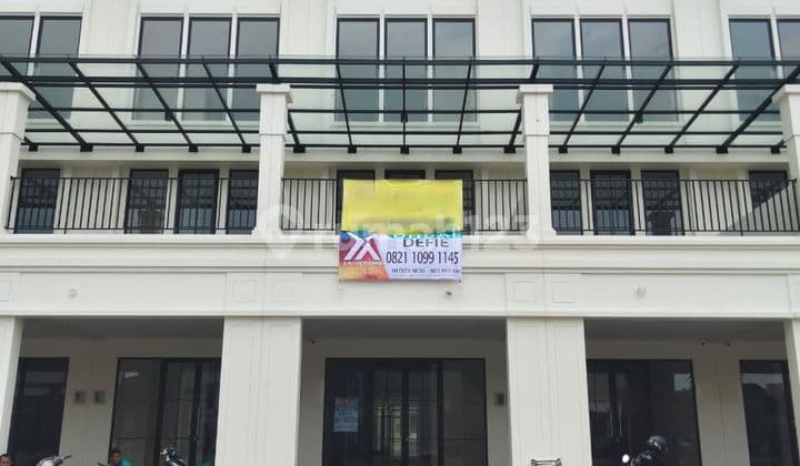 Ruko Hadap Jalan Baru 3 Lantai Ada Balcon Hudson Gading Serpong