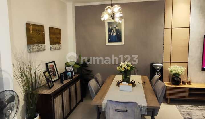 Jual Murah Banget Rumah Interior Cakep Bohemia Gading Serpong Semi Furnish