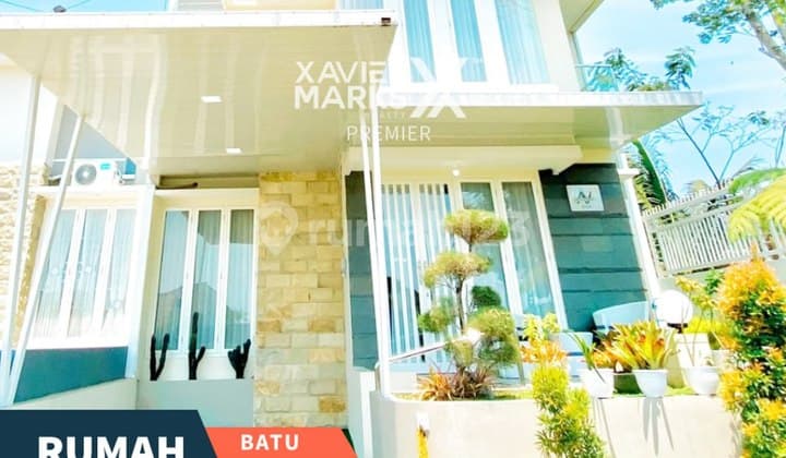 Rumah Villa Hook Full Furnish With Private Pool di Junrejo Kota Batu
