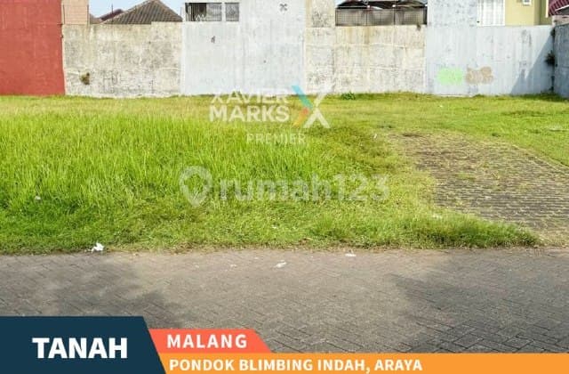 Tanah Kavling Lokasi Strategis di Lingkar Blimbing Indah Araya Kota Malang