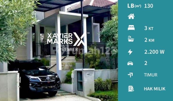 Rumah Siap Huni Sangat Cantik di Villa Puncak Tidar, Malang