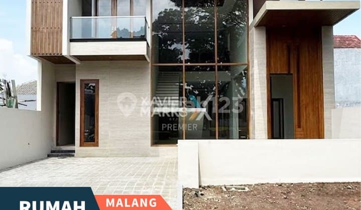 Rumah Modern Kondisi Baru Gress di Cluster Golf Kota Araya Malang
