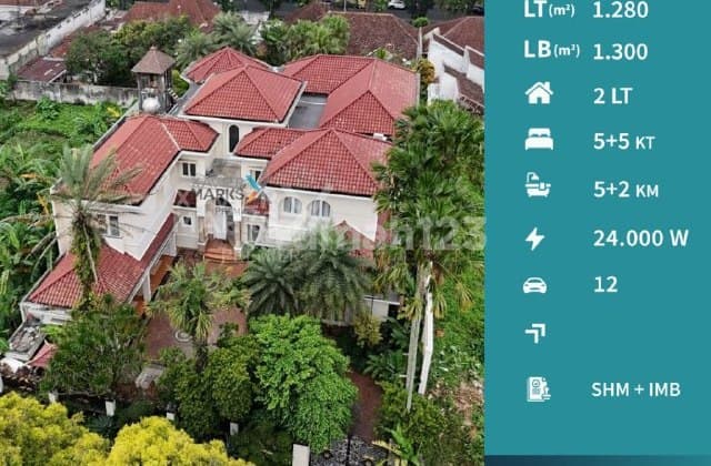 Rumah Mewah Furnished di Pusat Kota Selangkah Dari Ijen Boulevard, Klojen Malang