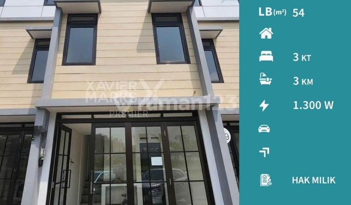 Ruko Siap Pakai Desain Modern dan Bagus di Mhouse Araya Malang