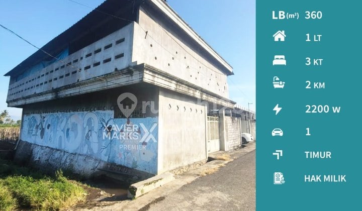 Rumah + Peternakan Ayam Aktif di Bokor, Tumpang, Malang