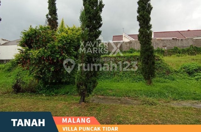 Tanah Kavling Siap Bangun di Villa Puncak Tidar Malang