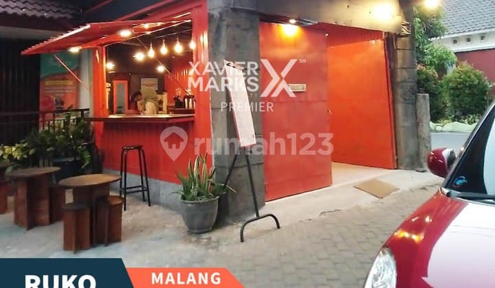 Ruko / Ruang Usaha Ex Café di Jl Raden Intan Arjosari Blimbing Malang