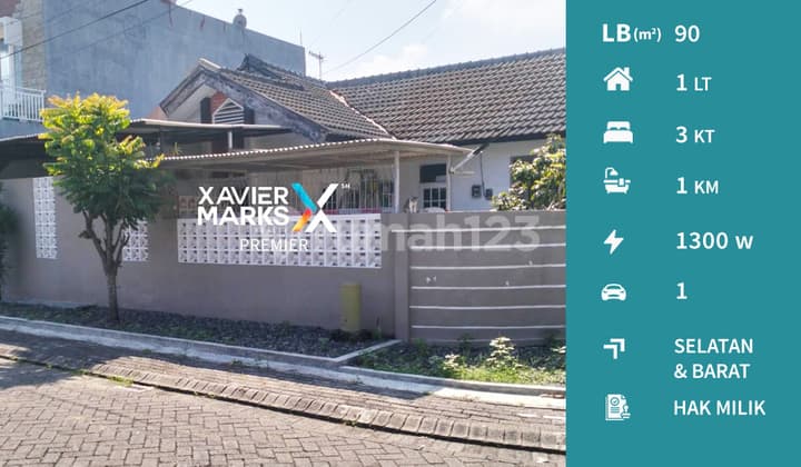 Rumah Hook Kawasan Premium di Pondok Blimbing Indah Araya Malang