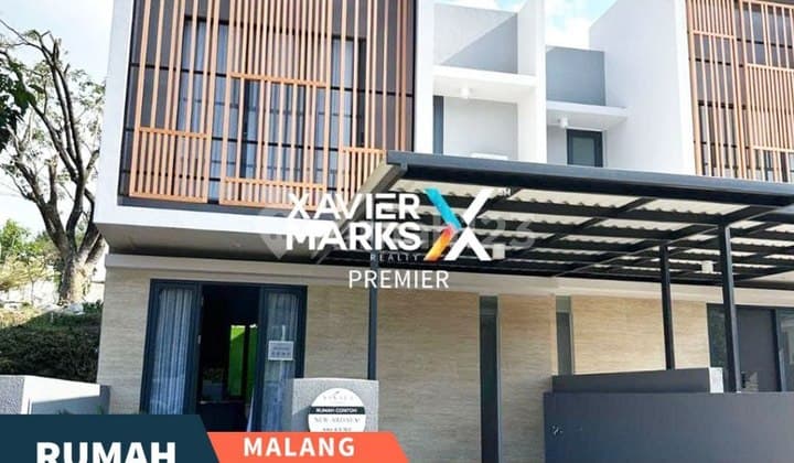 Rumah Konsep Resort di Sakala Living Villa Puncak Tidar Malang