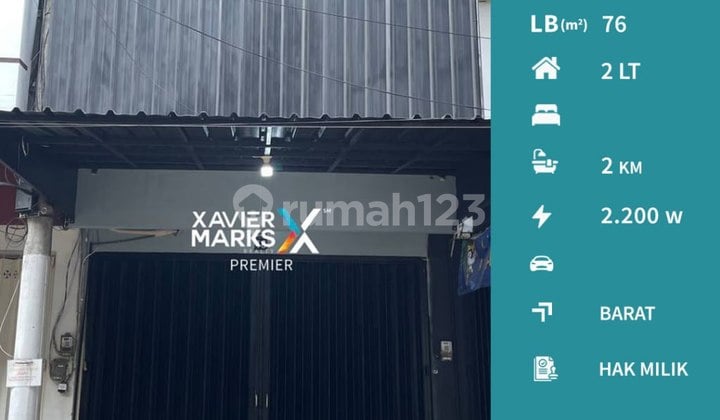 Ruko Kawasan Bisnis Dekat UB di Dinoyo Malang