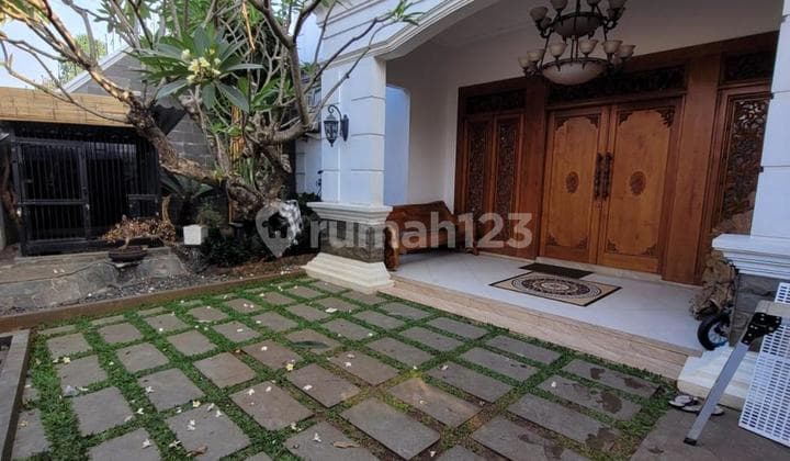 Full Teak House with Swimming Pool in Cipayung, East Jakarta